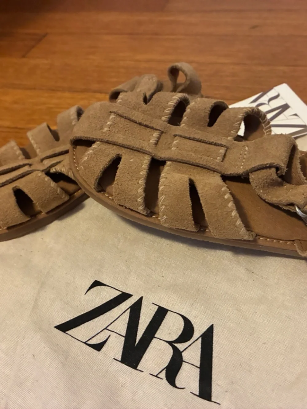 zara toddler suede sandals